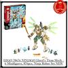 LEGO 70676 NINJAGO Lloyd's Titan Mech - 6 minifigure, 876 pezzi, set robot ninja