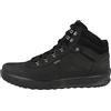 ECCO Byway Tred Sneaker Ankle, Scarpe da Ginnastica Alte, Uomo, Nero (Black/Black), 42 EU