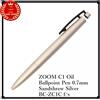 Tombow Penna a sfera olio ZOOM C1 0,7 mm Sandshrew Silver BC-ZC1C f/s