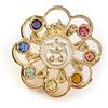 Toei Animation Ojamajo Doremi Magical Jewelry Pin Badge Rhythm Tap Toei Official Japan NUOVO