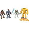 Fisher-Price Imaginext, Multipack Soldati ZAP Junior, set di 4 personaggi snodati, Giocattolo per Bambini 3+ Anni, HGT27