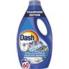 Dash Detersivo Lavatrice Liquido, 60 Lavaggi, Champions Edition, Cortina, Stella Alpina e Muschio Bianco, Pulito e Freschezza in 1 solo lavaggio