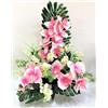 LBA Centro di fiori artificiali per cimitero. Anche per le Chiese. Speciale giorno di tutti i santi. Dimensioni: 65 x 50 x 35 cm. ca.