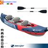 SEVYLOR Canoa Gonfiabile 3 Posti 2 Adulti 1 Bambino Con Pagaia Zaino Kayak PVC 363x88