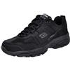 Skechers Sport Uomo Vigor 2.0 Trait Memory Foam Sneaker, Nero, 7 M US