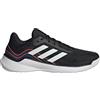 adidas Uomo Novaflight Volleyball Shoes, Core Black / Cloud White / Solar Red, 43 1/3 EU
