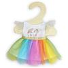 Heless- Vestito per Bambole, Unicorno Henri, Misura 20-25 cm, Pois, Multicolore, 9850