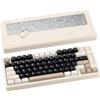 CutiePcs WOBKEY Rainy 75 Alluminio HMX/JWK Switches Tastiera meccanica con acustica superiore, cablata, BT, Connettività wireless 2.4G (Pro - Bianco)