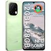 UMIDIGI Android 14 Smartphone(2024) 12GB(6+6)+128GB,G9C Telefono Cellulare con NFC, 50MP+8MP,5000mAh,Bluetooth5.4,90Hz Display da 6,75",4G Dual SIM/Sblocco Facciale/GPS/OTG(Verde)
