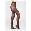 Calzedonia Collant Velati 30 Denari Animalier Marrone