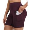 Merlvida Pantaloncini Donna Sportivi Vita Alta Leggins Corti Estivi con Tasche Opachi Shorts Sportivi Controllo della Pancia Pantaloncini Palestra Leggings Pantaloni Corti Fitness Yoga Ciclismo