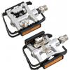 BARBIERI PNK Accessori Pedali Sgancio Rapido Barbieri Pnk Pedali Duo Mtb/trekking Aggancio Spd Unilaterale Silver