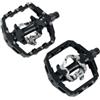 BARBIERI PNK Accessori Pedali Barbieri Pnk Pedali Doppia Funzione In Alluminio Black