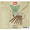 Prym 223830 Uncinetti Punto Tuni.Set Natural 3,5-8mm