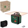 Bosch Livella laser PLL 360-1 (livella laser autolivellante a 360°, precisione ±0,4 mm/m, raggio d'azione 12 m, funzione di inclinazione, in confezione di cartone E-commerce)