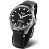Vostok Europe Rocket N1 125A747 Orologio automatico da uomo in acciaio inox con cinturino in pelle e fondo