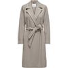 ONLY Onlalvilda Life Wrap Coat OTW Cappotto da donna, Tortora, XL
