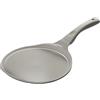 Redchef Crepe - Padella antiaderente in ceramica, 26 cm, senza PTFE, senza PFAS, antigraffio, lavabile in lavastoviglie, colore: grigio