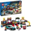 LEGO City Custom Car Shop 60389 Blocchi Giocattolo Veicoli Presenti Nori Town...