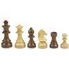 Weible Pezzi Di Scacchi - Staunton - Marrone - Altezza Del Re 84 Mm - Pesato