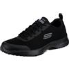 Skechers SKECH-AIR DYNAMIGHT WINLY, Scarpe da Ginnastica Uomo, Nero Knit Synthetic Black Trim Bbk, 42 EU