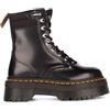 Dr. Martens DR MARTENS 8 Eye Boot, Anfibi Unisex-Adulto, Black Buttero & Black 100% Recycled da PK Mesh, 39 EU
