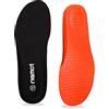 riemot Solette Scarpe Sportive, Suole Scarpa con Supporto per Arco Plantare per Assorbimento Degli Urti,Ammortizzazione e Comode, Nero 45 EU