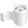 ledscom.de Applique FEL, porcellana, bianco lucido, angolare, 1x E27 max. 300W