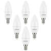 Linkind Lampadine LED E14 B35/C35 Candela, 4,9 W(Equivalenti a 40 W), Luce Bianca Fredda 5000K, 500 Lumen, Certificazione CE/RoHS/ErP, Non Dimmerabile, Pacco da 6