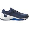 Wilson Rush PRO 4.0 Clay, Sneaker Uomo, Navy Blazer/White/Lapis Blue, 40 EU