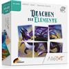 ALLEOVS Gioco Memory Drago degli Elementi per Bambini a Partire da 5 Anni- Gioco Memo Gioco educativo - 48 Carte - incoraggiare giocosamente - Migliorare la Memoria e la concentrazione
