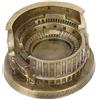 Biitfuu Metal Rome Colosseum Model, Retro Bronze Ancient Architecture Handmade Craft Home Desktop Décor Scultura da collezione
