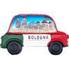 Leddy Living Magnete 3D per Frigorifero Vintage Bandiera Italia, Calamita Frigo, Decorazione Scooter Auto Bologna per Lavagna Magnetica, Casa e Cucina, Ufficio