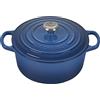 Le Creuset Casseruola Evolution in Ghisa con Coperchio, 22 cm, Blu Marsiglia