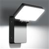 ledmo 60w Applique da Esterno/interno con Pannello LED Ruotabile a 360° e Pieghevole a 180°, Faretto LED da Esterno 6000K Lampade da Parete Moderno Impermeabile IP65 per Ingresso Terrazza Corridoio