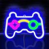 HOTUT Insegna al Neon LED, Gioco Insegne al Neon Alimentazione a Batteria o USB, Luce al Neon per Camera da Letto Sala Giochi Bar Decorazione per Feste, Led Gaming Neon