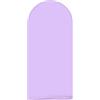 AIBIIN Copertura per struttura ad arco con parte superiore rotonda, colore viola uniforme, 0,6 x 1,5 m, bifacciale, adatta a supporto per fondale per matrimoni, cerimonie, feste di compleanno, baby