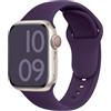 ELETTRONEO C1A Cinturino per Apple Watch Ultra 3 2 49mm, Serie 11 10 46mm, 9 8 7 45mm 41mm, SE 6 5 4 44mm 40mm, 3 2 1 42mm 38mm Donna Uomo Band Bracciale Sport Silicone, Viola Imperiale