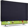 kwmobile Protezione Compatibile con 65 TV - Cover Proteggi-Schermo PC e TV - Custodia Protettiva Anti-Polvere da Interno - blu scuro