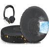 SOULWIT Cuscinetti Auricolari Professionali Ricambio con Gel Rinfrescante per Bose QuietComfort (QC) 3 e OE1 On-Ear Cuffie, Padiglioni con Schiuma Ad Alta Densità per l'Isolamento Acustico - Nero Oro