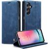 Monweicz Cover Compatibile con Samsung Galaxy A24, Custodia Portafoglio con Slot per Scheda, Protezione Completa Premium in Pelle PU, Flip Libro Magnetica Samsung Galaxy A24, Blu