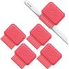 FINTIE 4 Pezzi Portapenne Autoadesivo Compatibile con Apple Pencil Pro, Apple Pencil (USB-C) & 2a/1a Gen e Penna Stilo - Elastico Pen Holder per Tablet, Notebooks, Calendario, Rosa