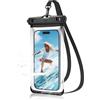 YOSH Custodia Impermeabile Smartphone [Pulsante laterale amichevole], IPX8 Cover Subacquea, Borsa Impermeabile Universale per iPhone 17 16 15 Pro Max Samsung S26 S25 S24 Ultra Fino a 7,2