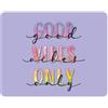 younikat Tappetino mouse good vibes only antiscivolo, 24 x 19 cm - dv1530 | gomma EPDM a 4 strati, spessore 2,5 mm, antiscivolo, lavabile e resistente all'acqua