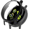 SeNool Custodia per Garmin Vivoactive 5, PC Cover Rigida con Vetro Temperato Protezione di Schermo, [Durezza 9H] Case per Garmin Vivoactive 5 - Nero