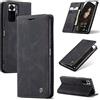Owlhold Cover Magnetica per Xiaomi Redmi Note 10 Pro/Pro MAX - Custodia Portafoglio Flip in Pelle [Antiurto] [Cavalletto] [Fessure per Carte] - Nero
