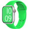 ELETTRONEO C1A Cinturino per Apple Watch Ultra 3 2 49mm, Serie 11 10 46mm, 9 8 7 45mm 41mm, SE 6 5 4 44mm 40mm, 3 2 1 42mm 38mm Donna Uomo Band Bracciale Sport Silicone, Verde Fluorescente