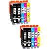 Supply Guy 10 Cartucce Per Stampanti compatibile con HP 364 XL / N9J74AE per DeskJet 3070A 3520 OfficeJet 4620 4622 PhotoSmart 5510 5515 5520 5524 6510 6520 6525 B010a B109a B110a B210a e altri