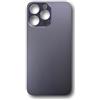 Smartex® Vetro copribatteria per scocca Posteriore Big Hole Compatibile con iPhone 14 PRO Max | Senza Logo (Viola)