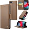 Rerzoiro Cover per iPhone 7 Plus/iPhone 8 Plus Custodia Portafoglio [Blocco RFID] Premium Pelle PU Wallet Case Flip Libro con Porta Carte Slot Flip Case per iPhone 7 Plus/iPhone 8 Plus, Marrone
